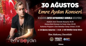 Alanya’da 30 Ağustos Zafer Bayramı Coşkusu