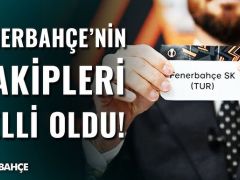 Fenerbahçe’nin Avrupa Ligi’ndeki rakipleri belli oldu!