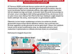 Alanya Kaymakamlığı’ndan İngiliz Turist Olayına İlişkin Açıklama