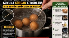 Yumurta Haşlarken Bu Küçük Detayı Deneyin! Kürdanın Faydası Şaşırtıyor