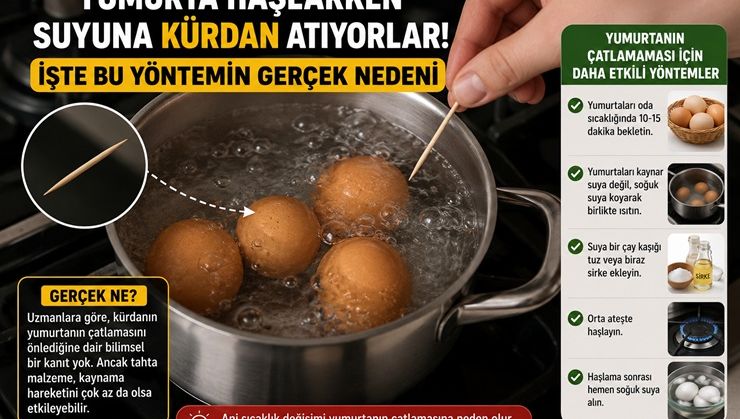Yumurta Haşlarken Bu Küçük Detayı Deneyin! Kürdanın Faydası Şaşırtıyor
